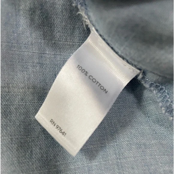 J Jill Denim Button Down Size Medium Petite - Picture 6 of 8